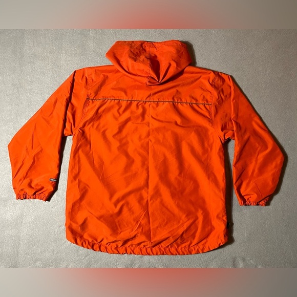 Starter Jacket Men’s Full Zip Hooded Orange Size Large Windbreaker - Picture 7 of 7
